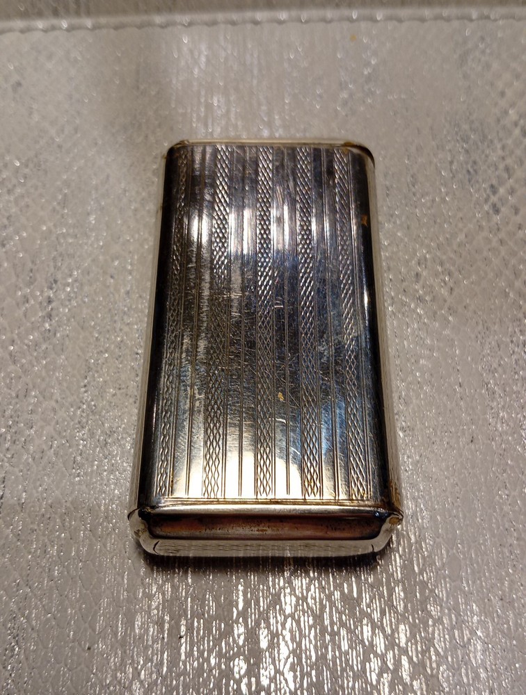 Solid Silver Snuffbox Early 19th Century Continental Hallmark.