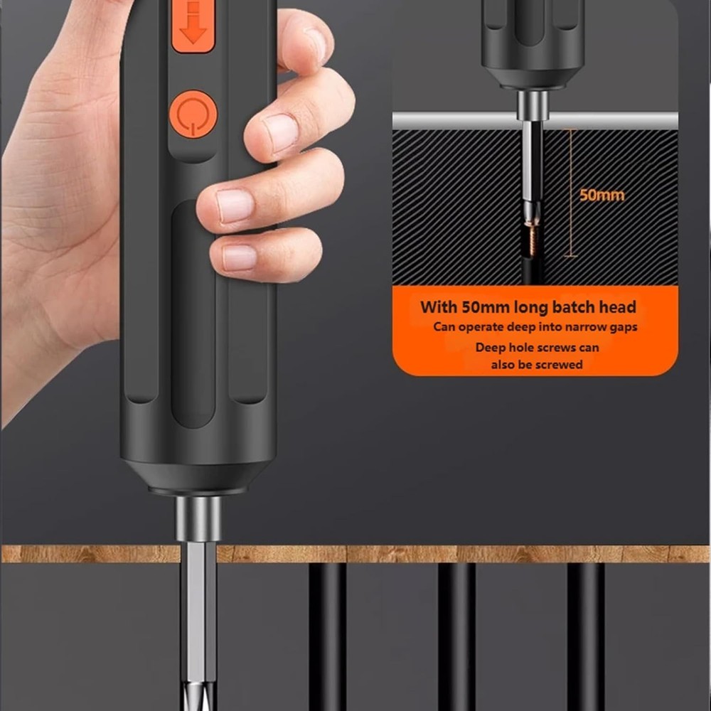 Electric Screwdriver with Features Overload Protections Intelligent Battery