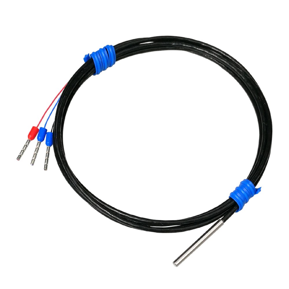 Ultra Thin PT100 Temperature Sensor RTD Probe Waterproof Precision 3-Wire