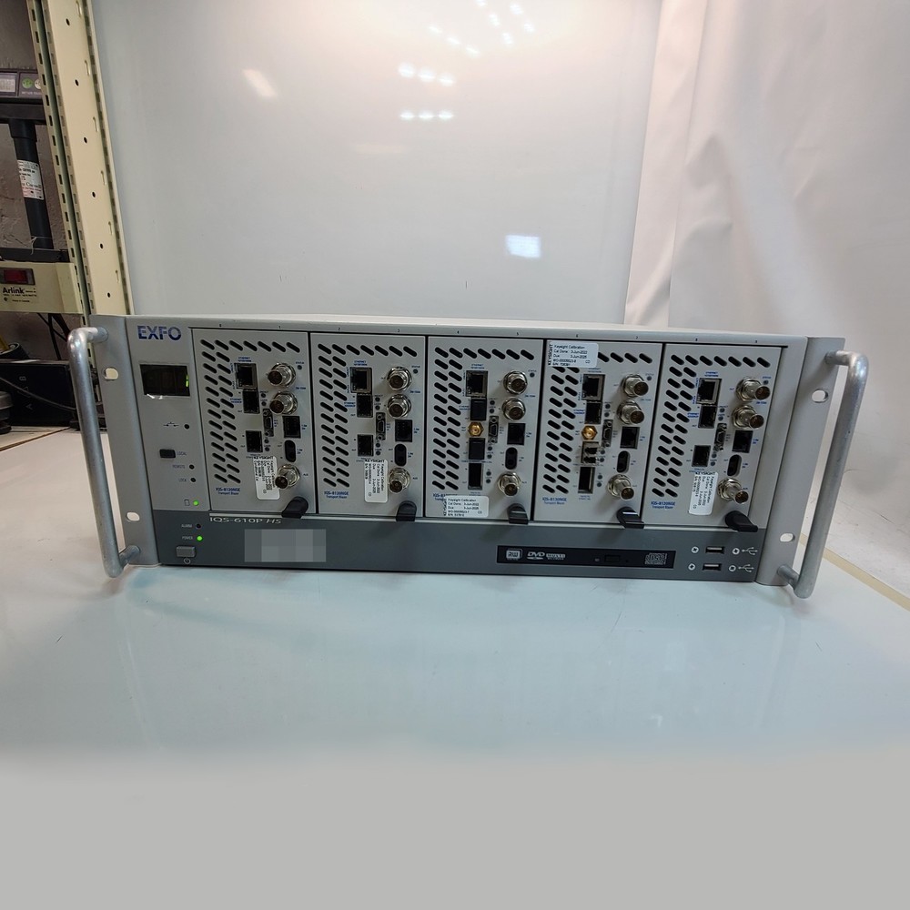 EXFO IQS-610P HS Integrated Qualification System with 4 modules