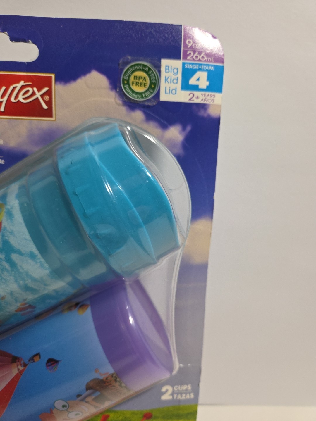 Playtex Little Einsteins Sippy Cup 2 Pack Super Rare HTF Disney New Sealed