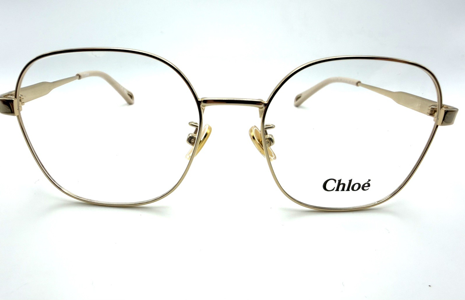 Chloe CH0274OA 002 Gold Square Eyeglasses Frame 54mm New