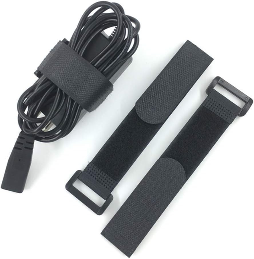 Fastening Nylon Strap with Buckle,10Pack Reusable Self-Adhesive Hook and Loop Ca