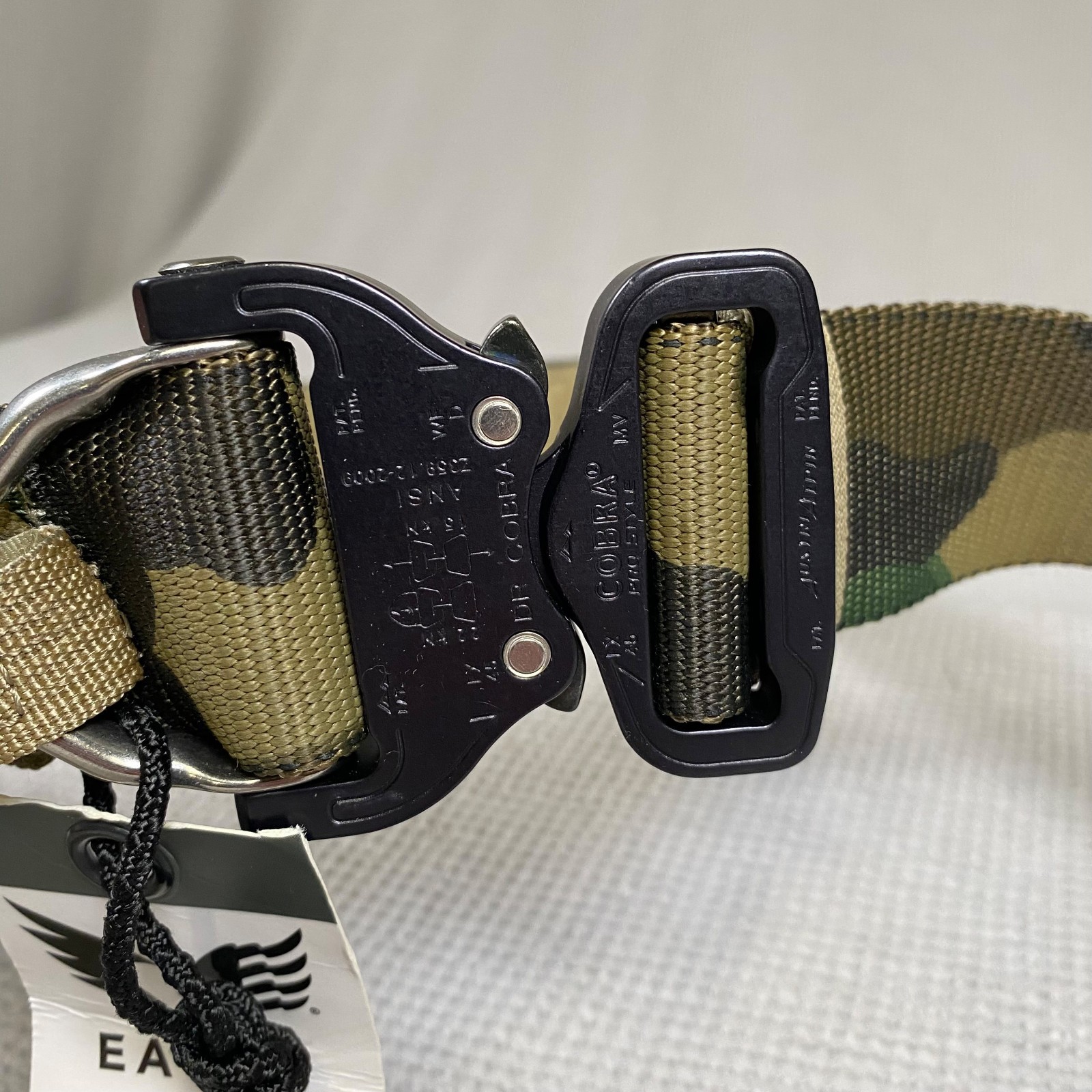 Eagle Industries Operator Gun Belt OGB Cobra Buckle D-Ring - M81 Woodland LARGE