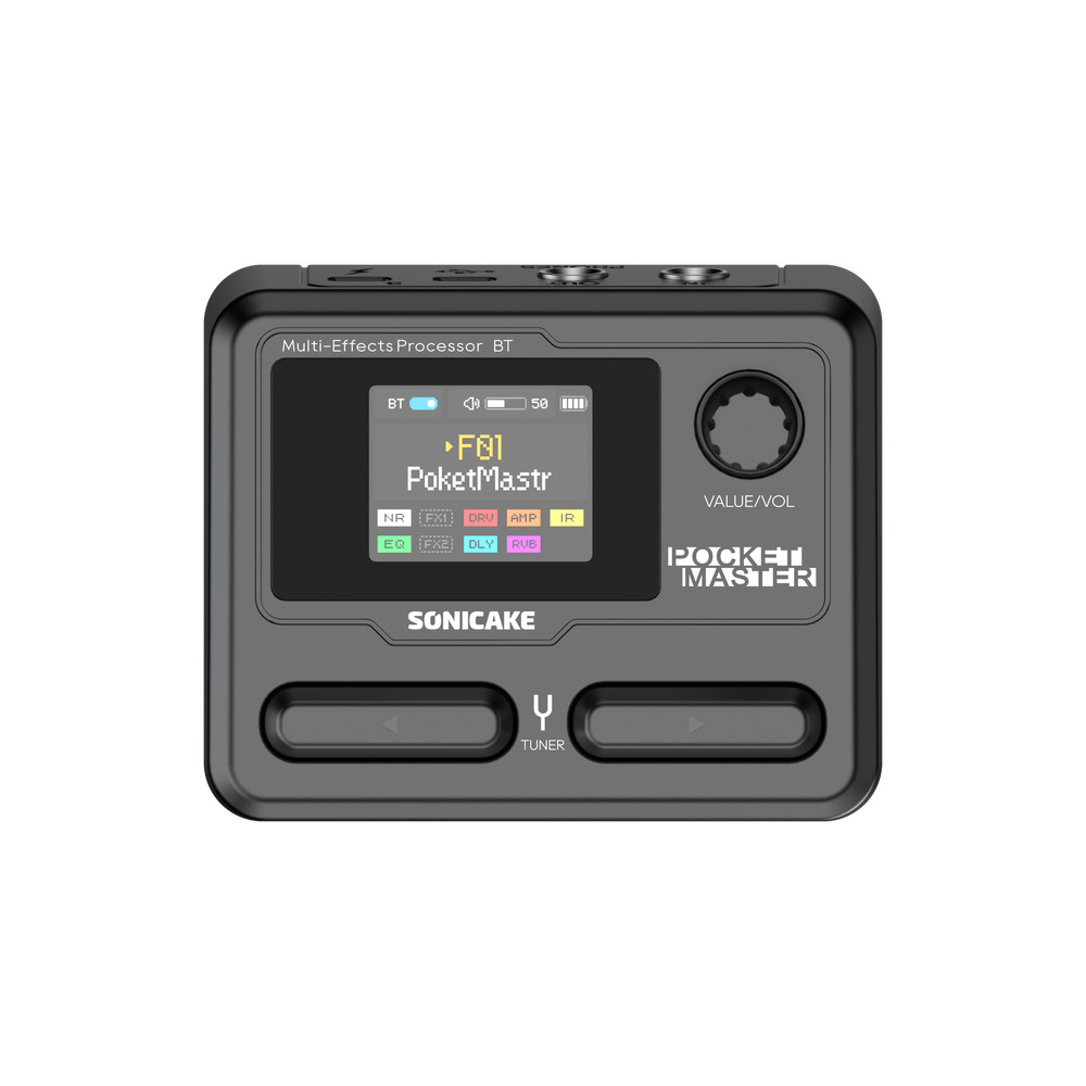 SONICAKE Pocket Master Guitar Modeling IR Cabinets Simulation Multi-Effects