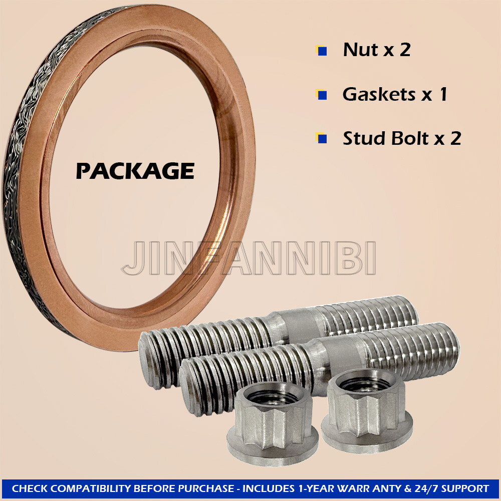 Cylinder Exhaust Studs Muffler Bolts Gasket Kit for Yamaha WR400F WR426F WR450F