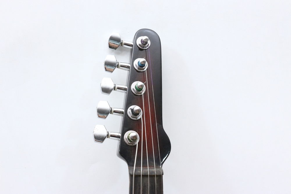 5 String Guitar Style Electric Violin 4/4 Full Size Solid Wood Violin with Case