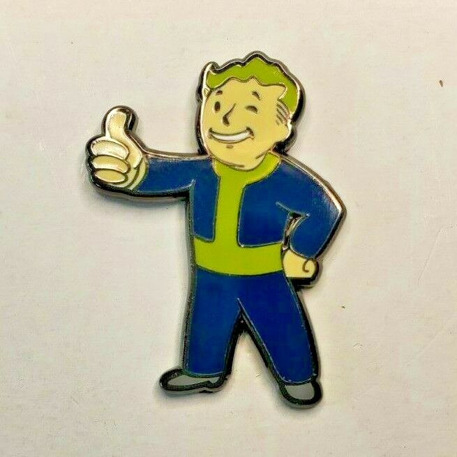 Fallout Boy thumbs up metal Pin