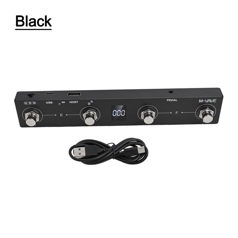 For M-VAVE Chocolate Plus For MIDI Footswitch Controller Rechargeable 4Buttons