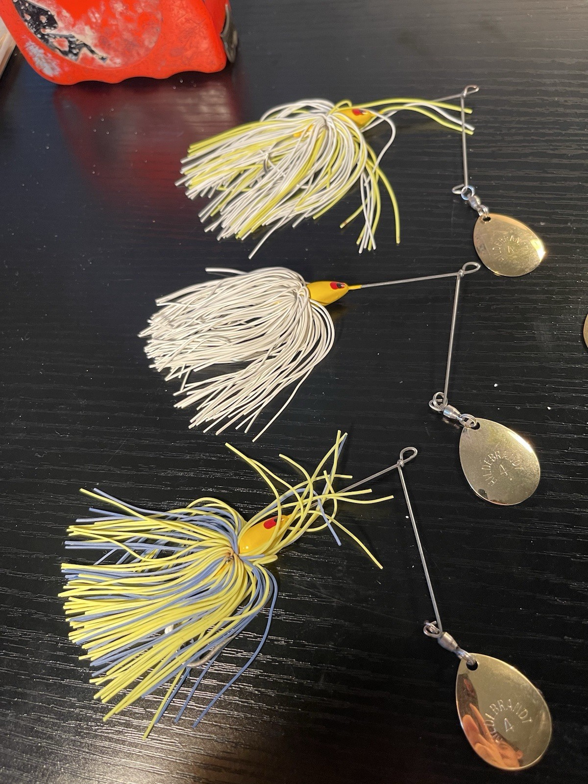 Lot of 5 #4 Hildebrandt Fishing Lures Spinnerbait See Photos Vintage Used