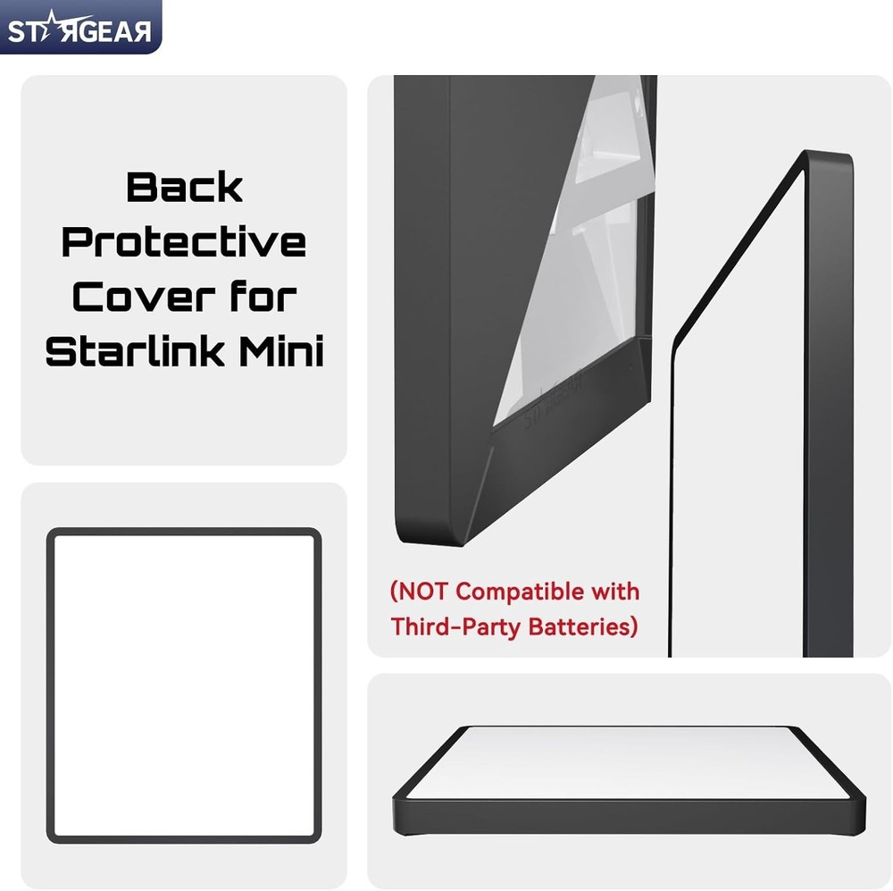 Starlink Mini Silicone Case - Black Protective Cover