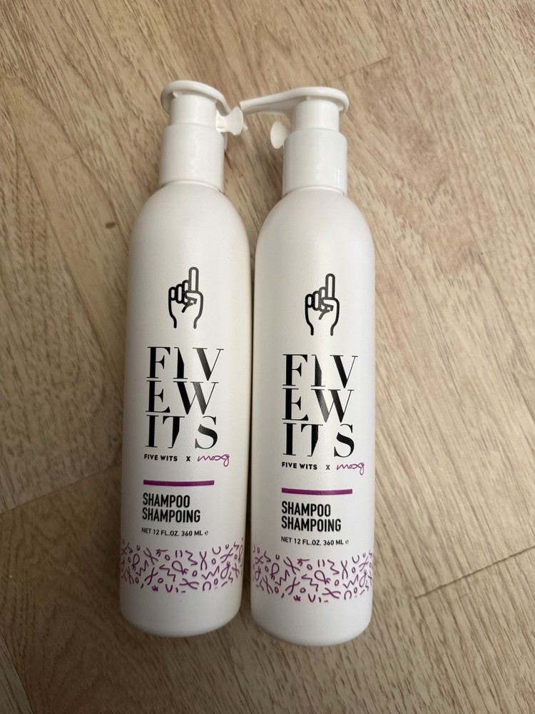 Five Wits Shampoo 2X Bottles NEW-12 OZ Each