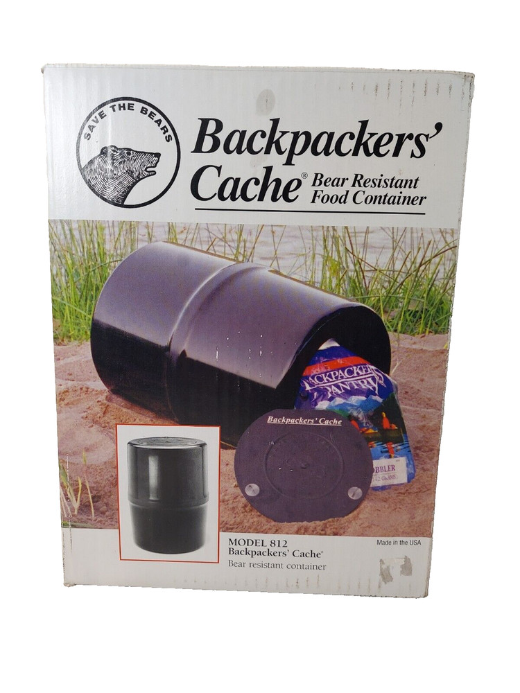 Backpacker's Cache - Bear Proof Container, Bear Resistant Food Storage Open Box