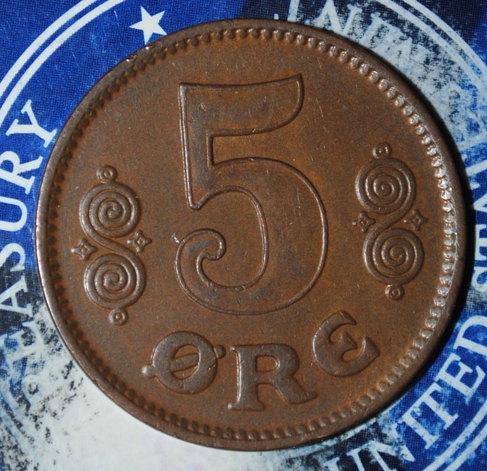 Denmark 5 Ore 1920 {{{D239