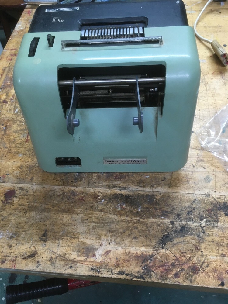 Vintage Olivetti Electrosumma 22 Adding Machine - Parts Only