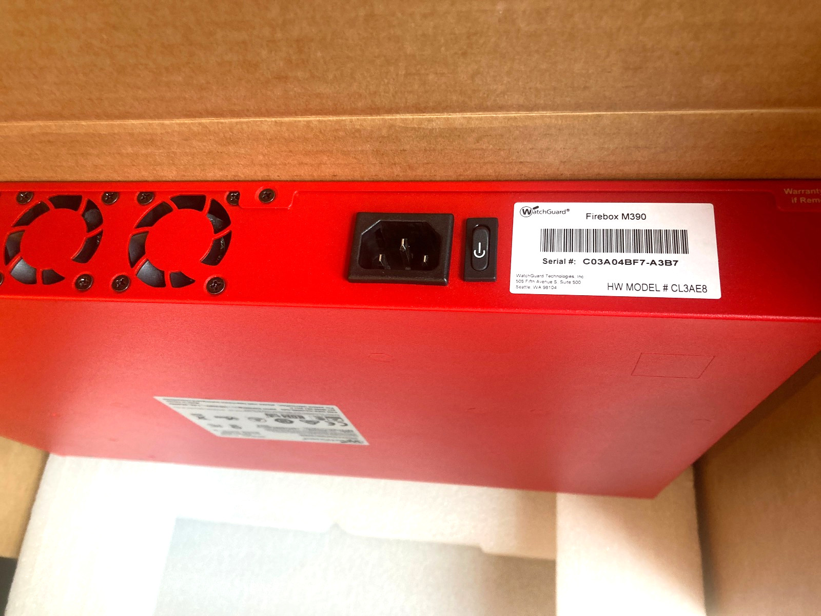 WatchGuard Firebox M390 Firewall CL3AE8