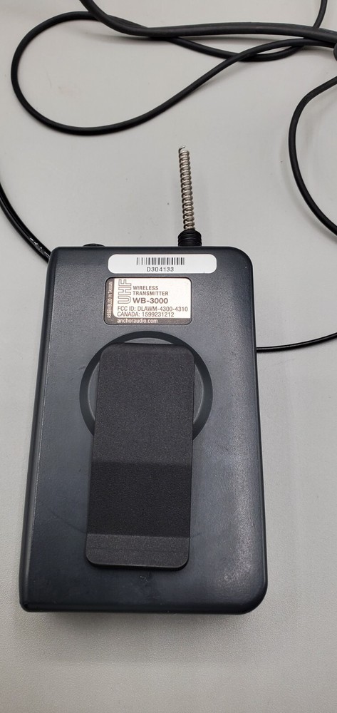 Anchor Audio UHF Wireless Transmitter WB-3000 B16