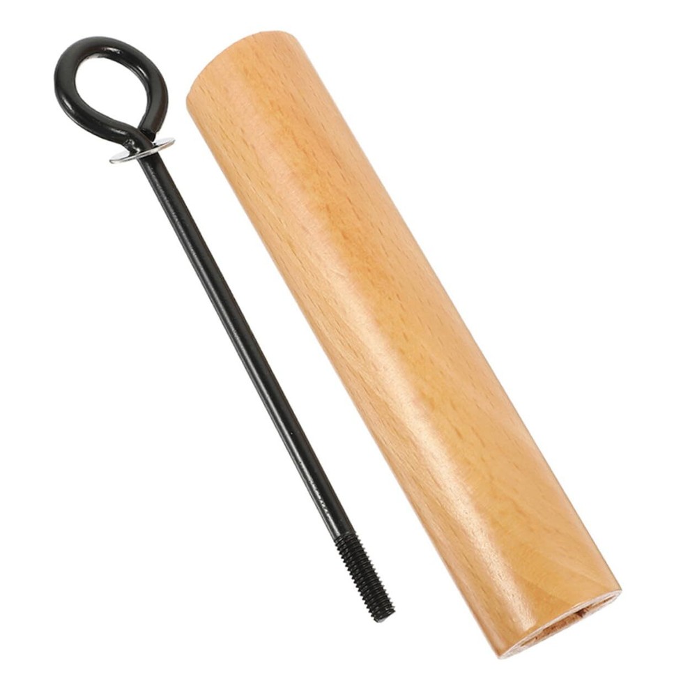 Wok Handle - Universal Wooden Cookware Handle - Beech & Iron