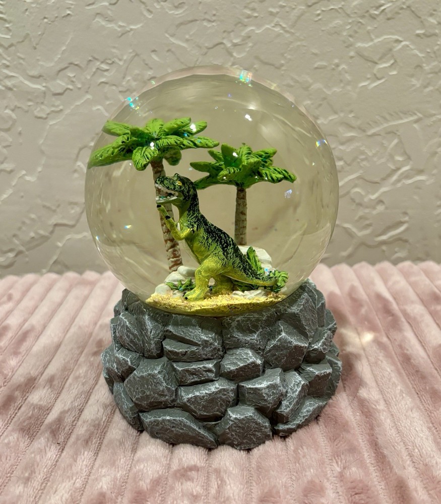 T-Rex Dinosaur Snowglobe - Musical
