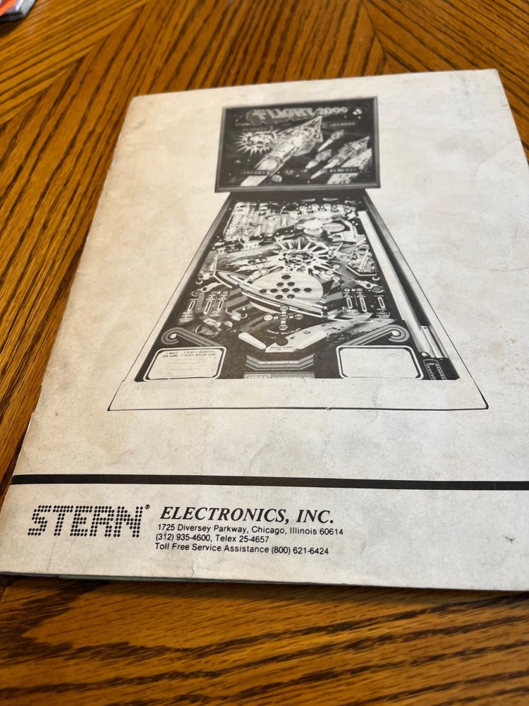 Flight 2000 Pinball Manual