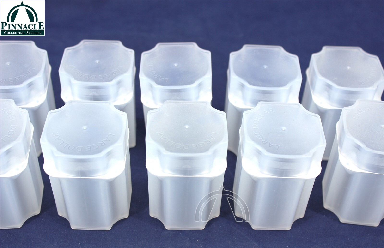 10 Square Coin Tubes for US Large Dollars | Peace Morgan Ike Silver Dollars