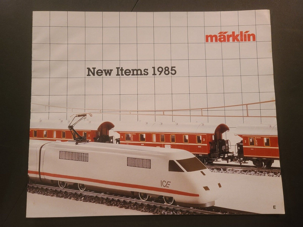 1985 Marklin New Items Model Train 27 Page Catalog