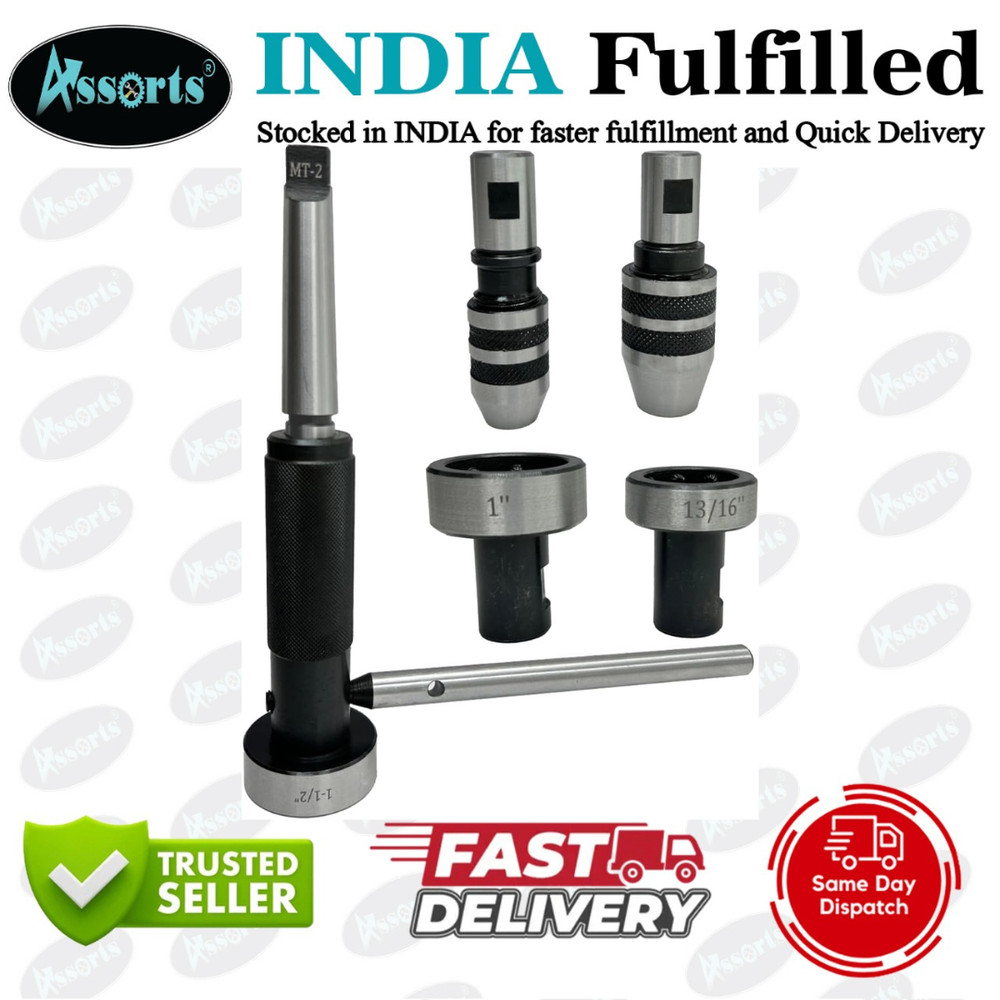 Threading & Tapping attachment-lathe tailstock die holder set (MT2)