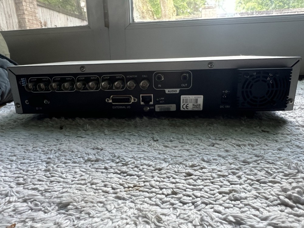 RoHS 4Ch MPEG4 DVR Digital Recorder With Wide angle Lens Camera And Cabling.