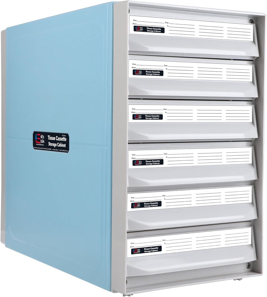Tissue Cassette Storage Cabinet Lab Tissue Block Storage w/ 6 Drawers Stackable