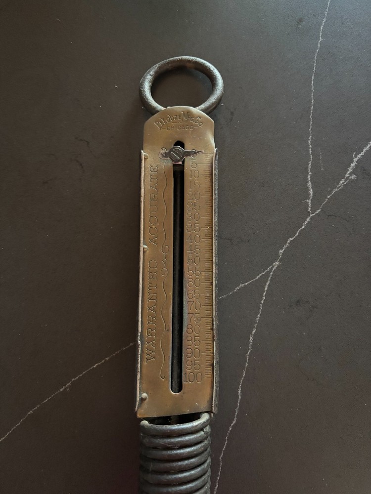 Antique Pelouze Hanging Scale