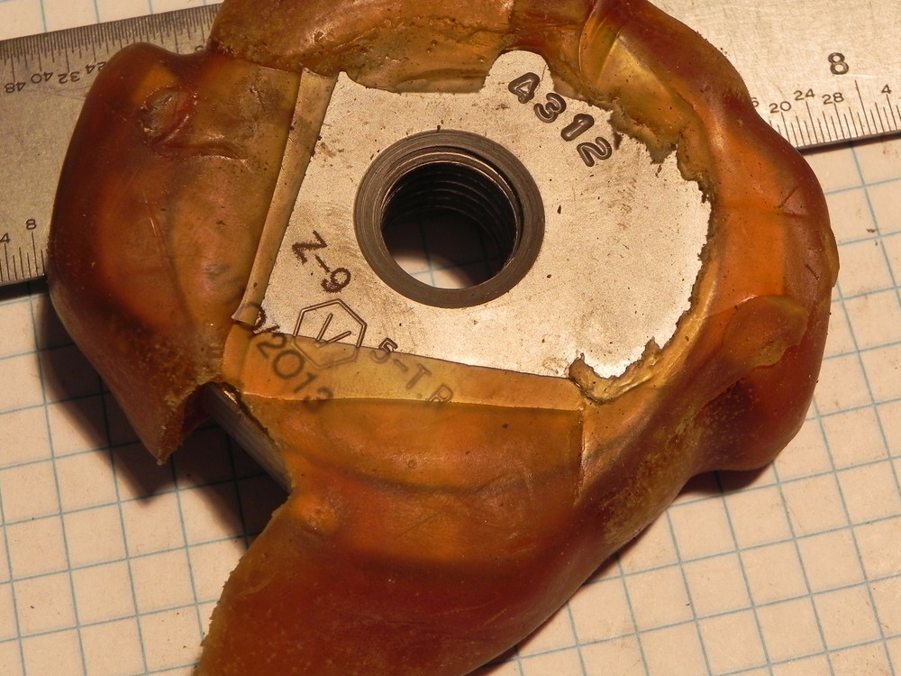 Screw Machine #2 Circular Form Tool 3" DIA 5/8" Thick 4 Carbide Faces (53)
