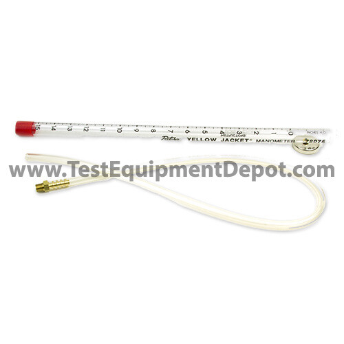 Yellow Jacket 78075 Water-Type Scale Manometer, -2" - 0 - 15"