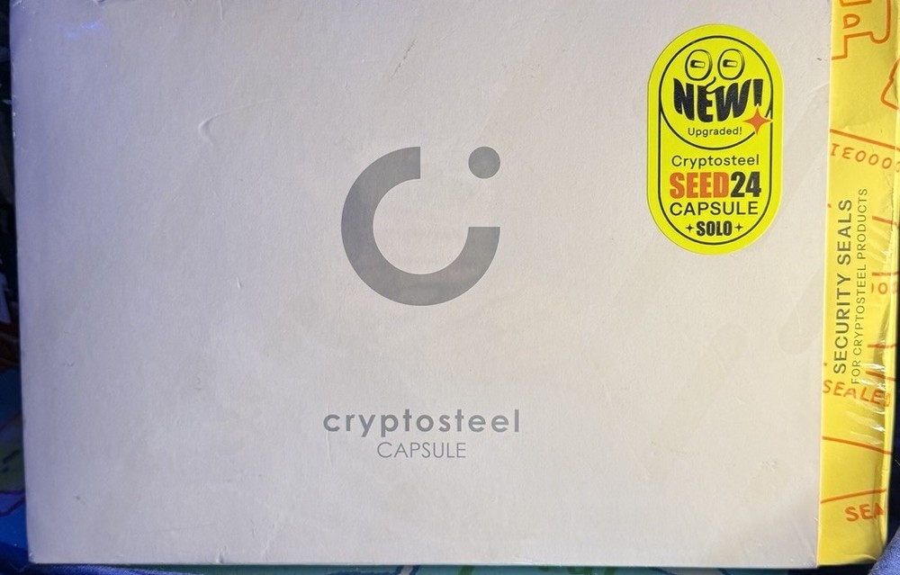 Cryptosteel Capsule Metal Backup - Seed®24 SOLO Security NEXT GEN | Secure 24-