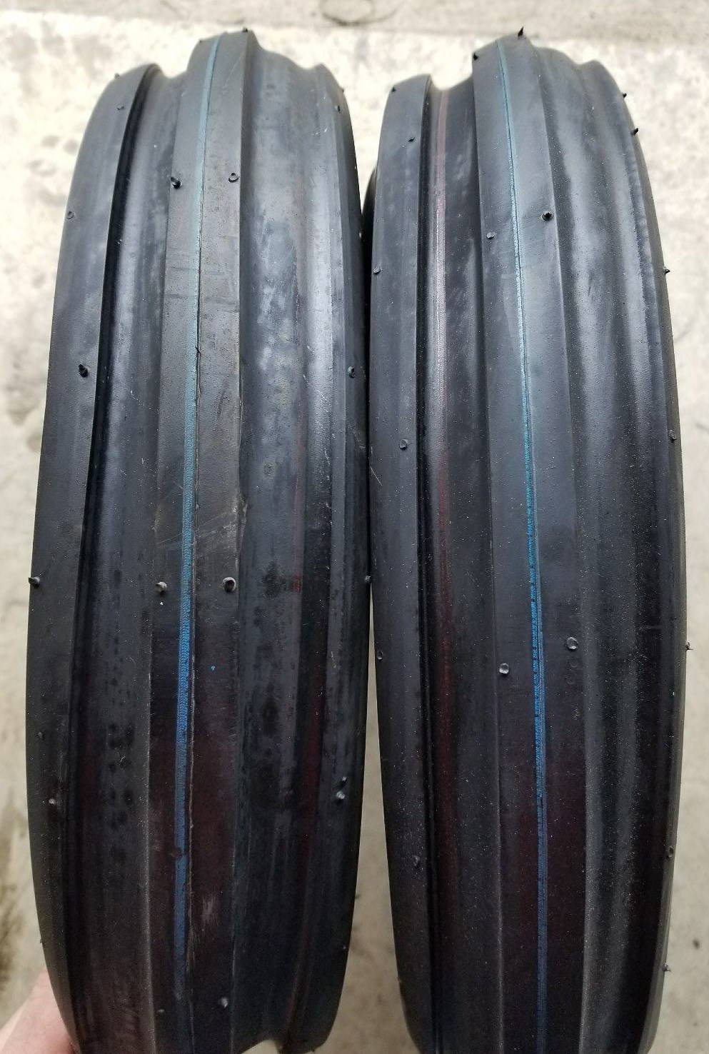 2 - 4.00-8 4P Deestone Tri Rib F-2 TIRES and TUBES DS5106 FreeShip 4.00x8 4.00/8