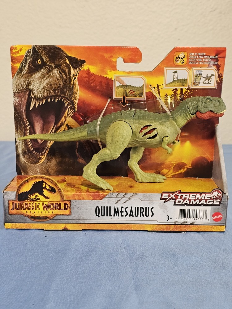 Jurassic World Dominion Extreme Damage Quilmesaurus Dinosaur Toy Action Figure