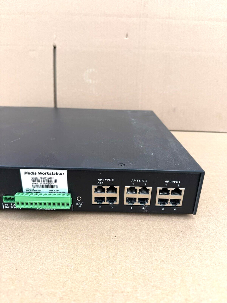 Avtec Media Workstation 190031164202
