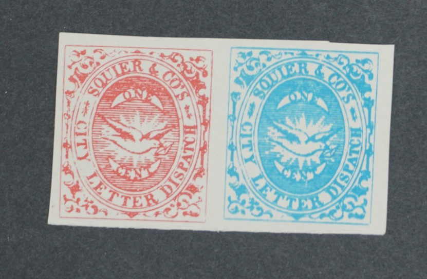 US City Letter Dispatch Trial Proof Pair