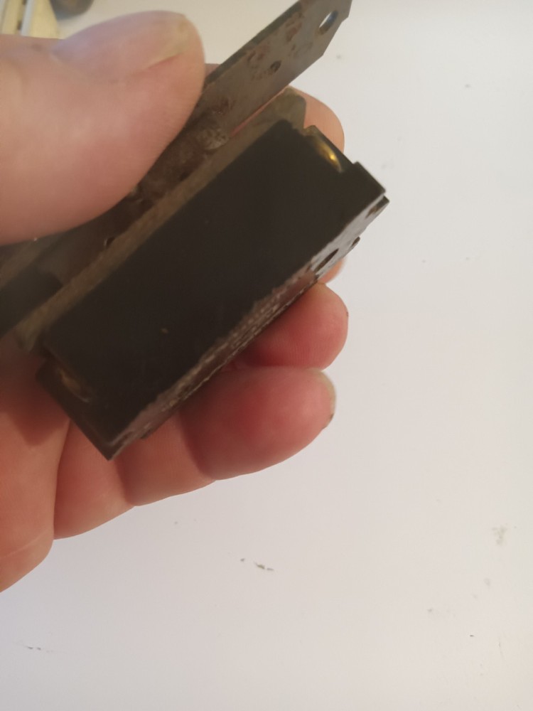 Vintage CH Two Position On Off Electric Switch With Locking Plate