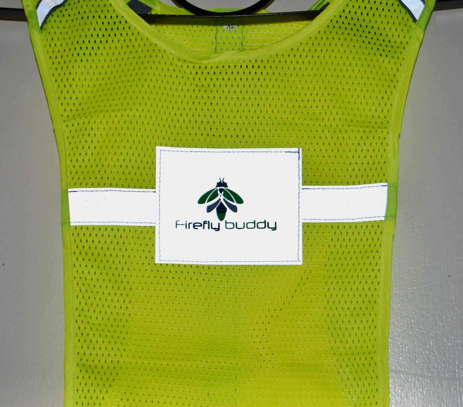 New Firefly Buddy Unisex Adult Neon Yellow Reflective Cycling Vest & Bands XL
