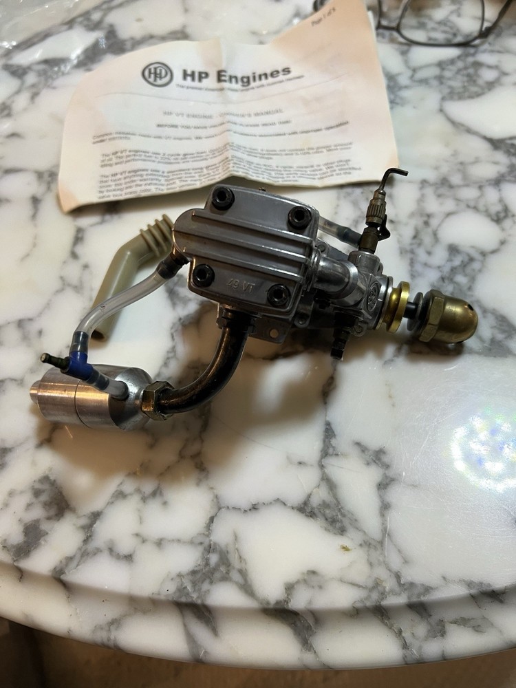 HP VT 49 4 Stroke RC Airplane Engine Used Untested Clean