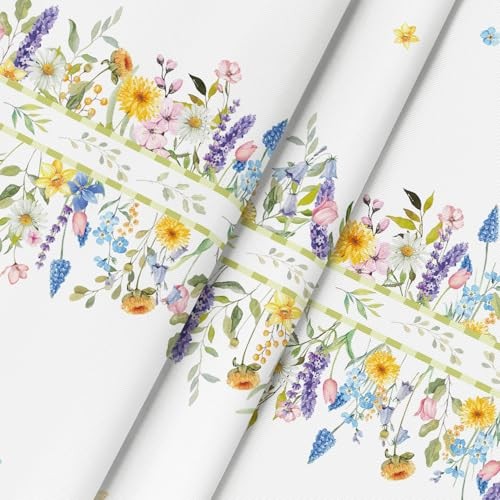 Spring Tablecloth 60×140 Inch Rectangular 60" x 140" (Rectangular) Green