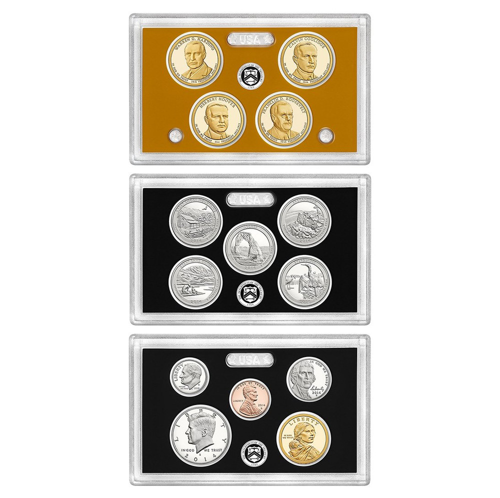 2014 Collection 2014 Silver Proof Original Mint Packaging
