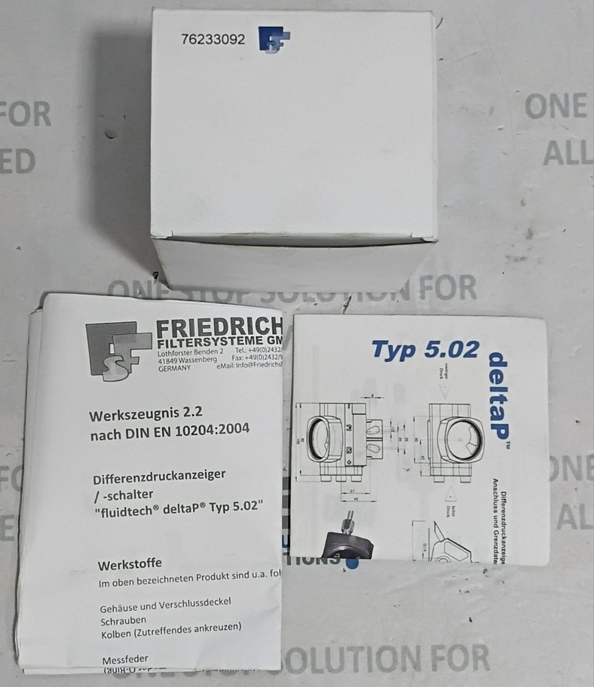 Deltap Type 5.02 Differential Pressure Indicator FFS V 76233092
