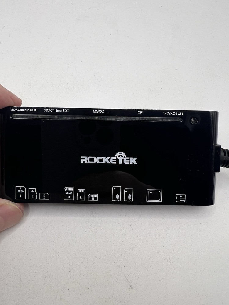 7-IN-1 Multi Card Reader, Rocketek Type C Memory Card Reader for SD/SDXC/SDHC/M