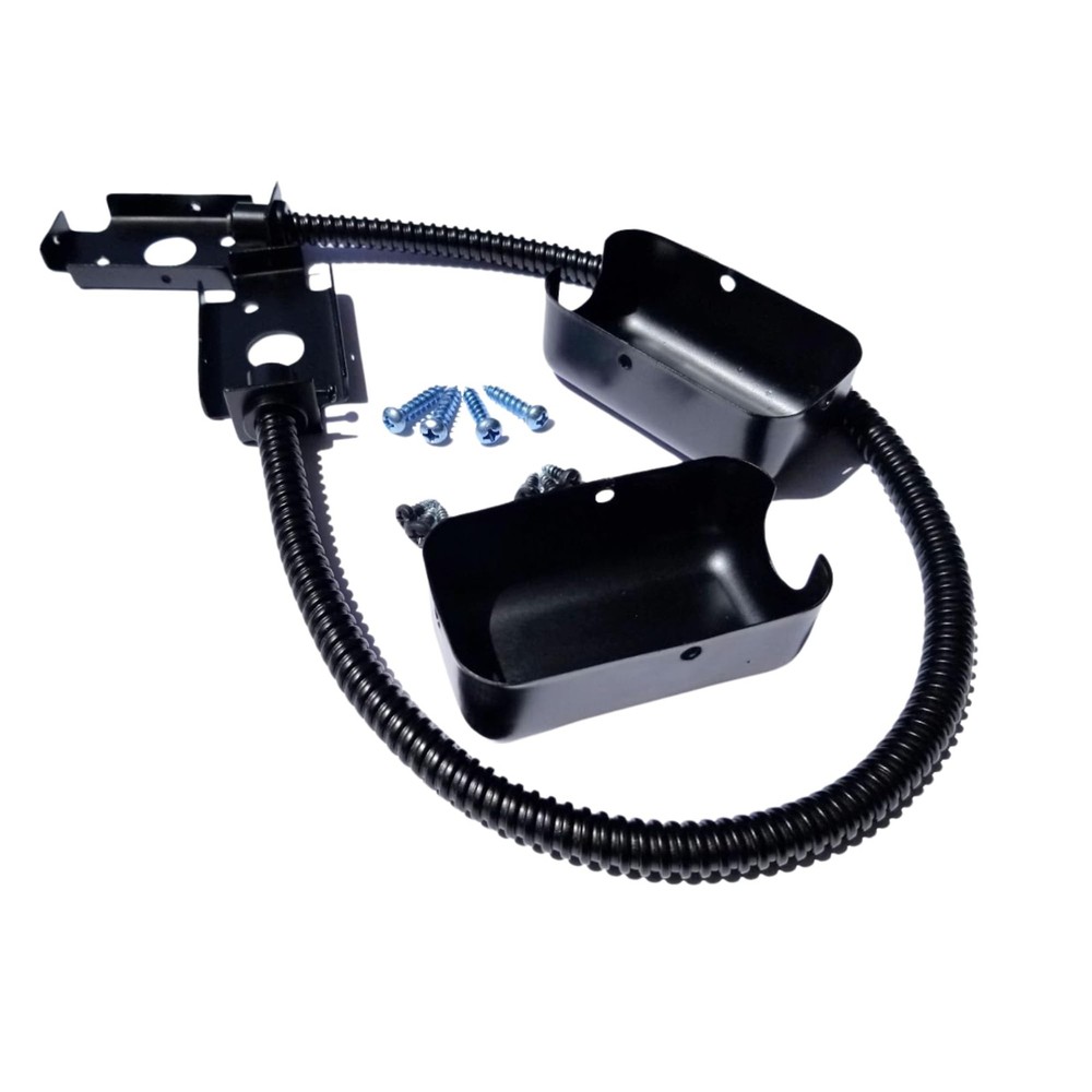 Armored Loop Power Transfer | Electrified Commercial Exit Doors | Door Black