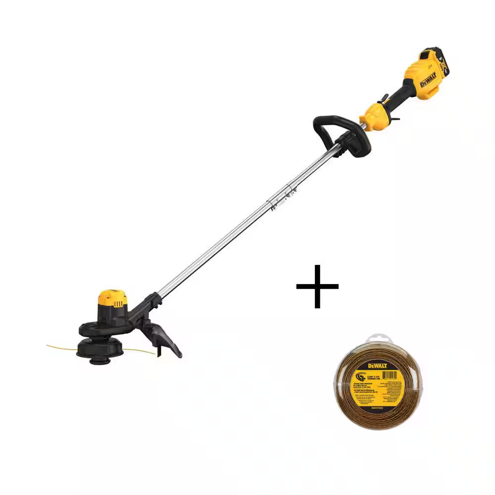 20V MAX Cordless Battery Powered String Trimmer Kit with (1) 4Ah Battery, Charge