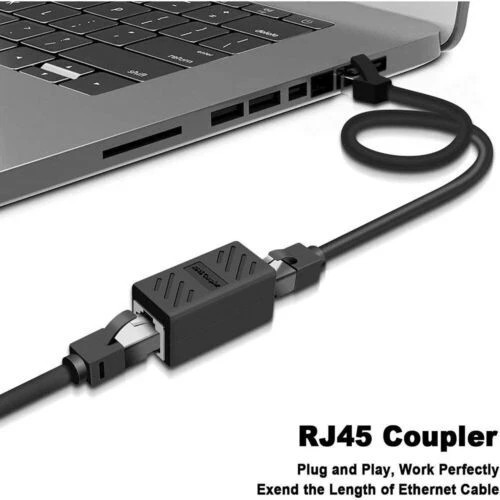 RJ45 Inline Coupler Cat7 Cat6 Cat5e Cat5 Ethernet LAN Network Cable Adapter Lot