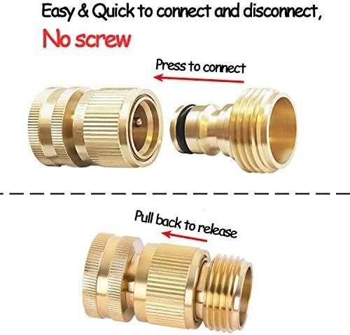 Garden Hose Quick Connect Solid Brass Quick Connector Garden Hose Fitting