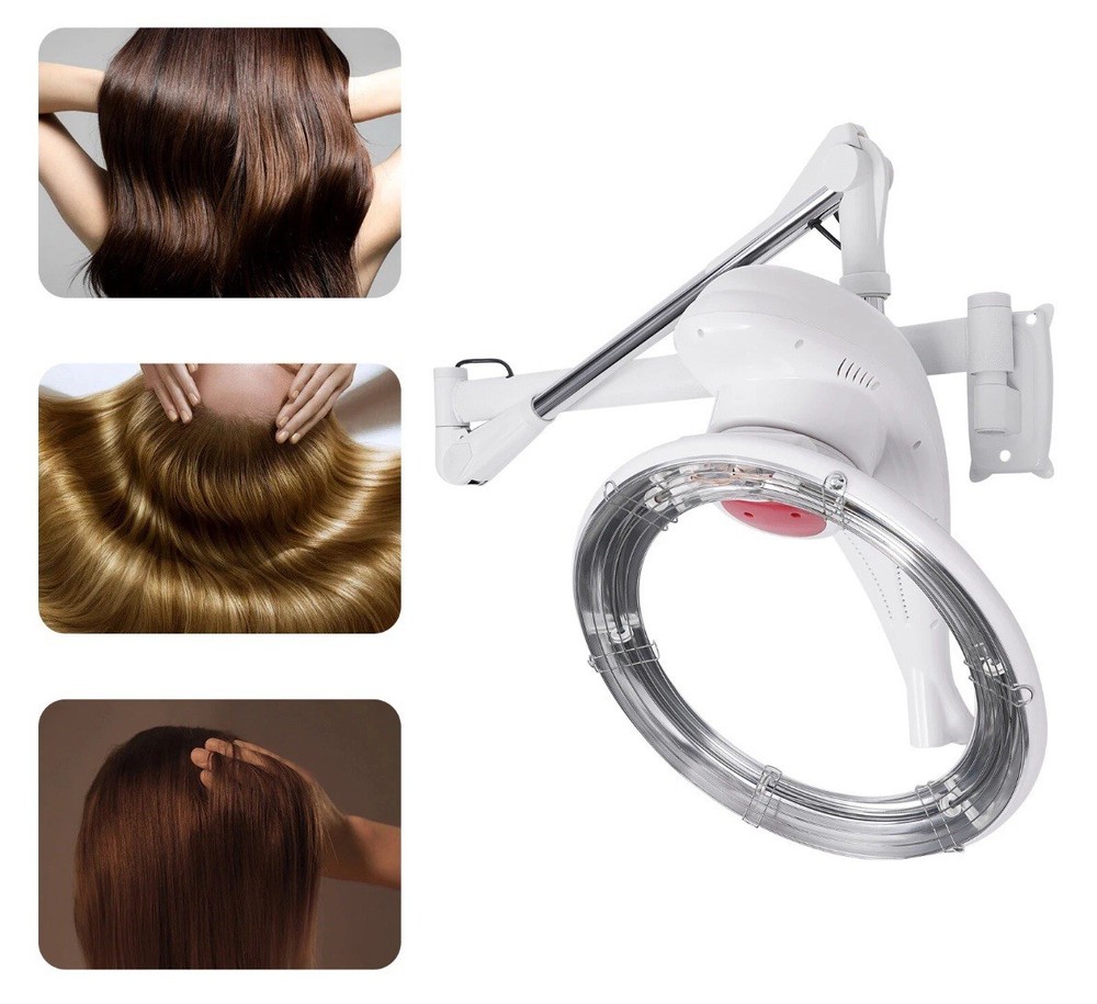 360° Wall Mount Orbiting Hair Dryer Color Processor Salon Drying Perming Machine