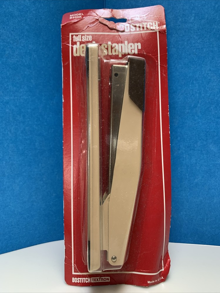 Vintage Bostitch Stapler B500K Tan